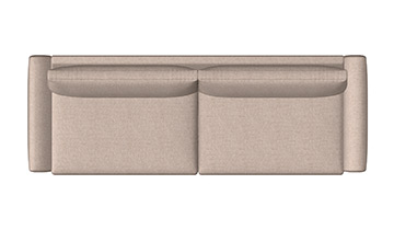 96" Sofa Small Rail
