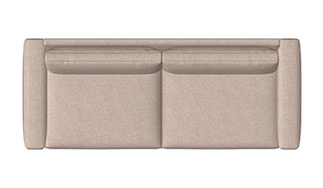 Arm 94" Sofa Small Rail